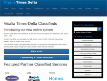 Tablet Screenshot of classifieds.visaliatimesdelta.com